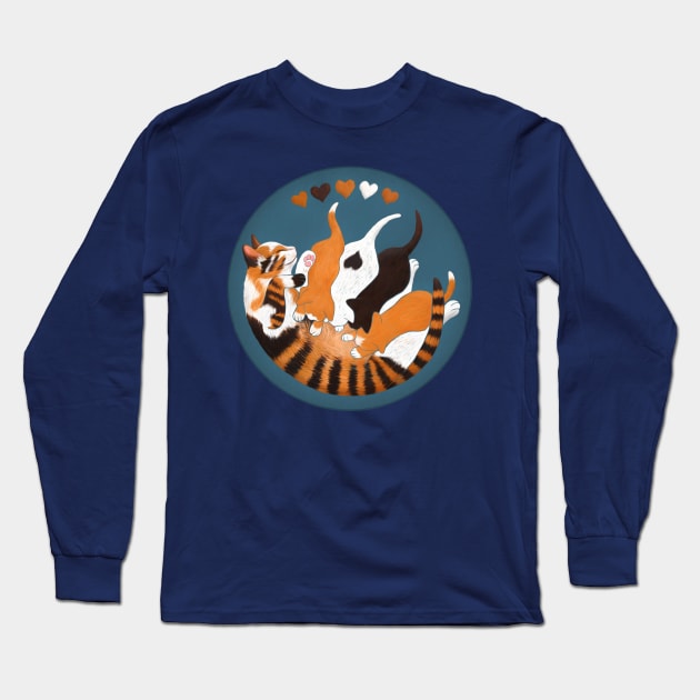 The Purrfect Love of a Mother Long Sleeve T-Shirt by micklyn